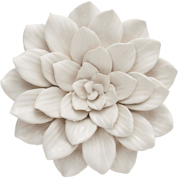 Floria veggblomst 17 cm hvit