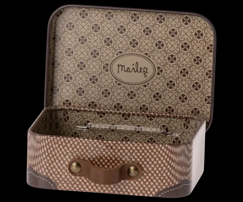 Maileg Micro koffert brun