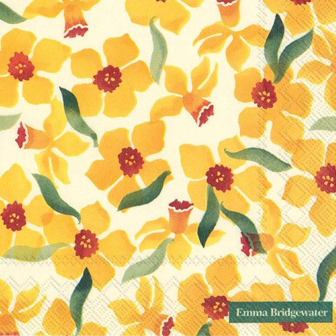 Hovedbilde Emma Bridgewater servietter Daffodils