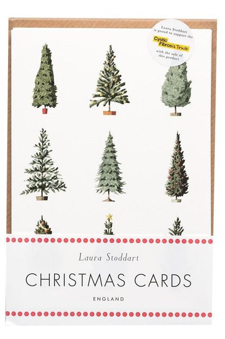 Hovedbilde Laura Stoddart Christmas Tree 10 pk julekort