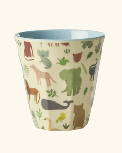 Hovedbilde Rice Melaminkopp Sweet Jungle Soft blue S