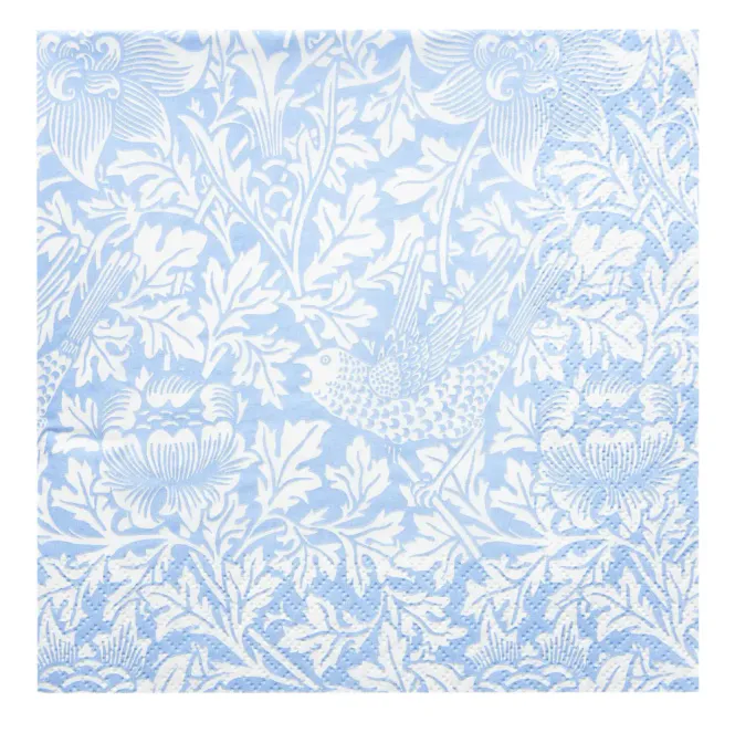 Hovedbilde Servietter Morris Bird & Anemone blue kaffe
