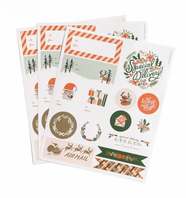 Hovedbilde Santas Workshop stickers/klistremerker 