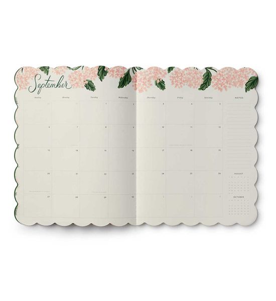 Rifle Paper Co 2026-27 Pink Hydrangea terminplanlegger