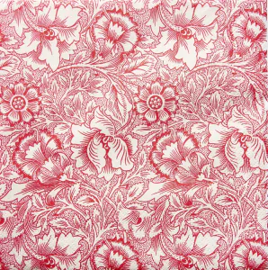 Hovedbilde Servietter Morris Pink & Poppy Red kaffe