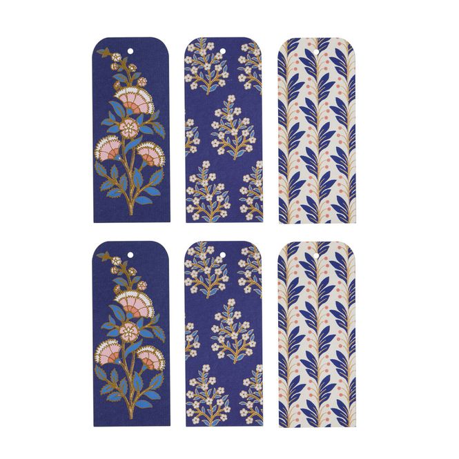 Hovedbilde Gift Tags Naya Indigo S/6