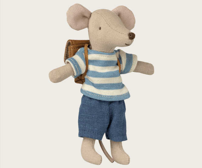 Hovedbilde Maileg Tricycle mouse Big brother Brown