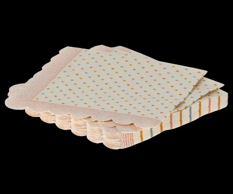 Maileg Rose dots serviett