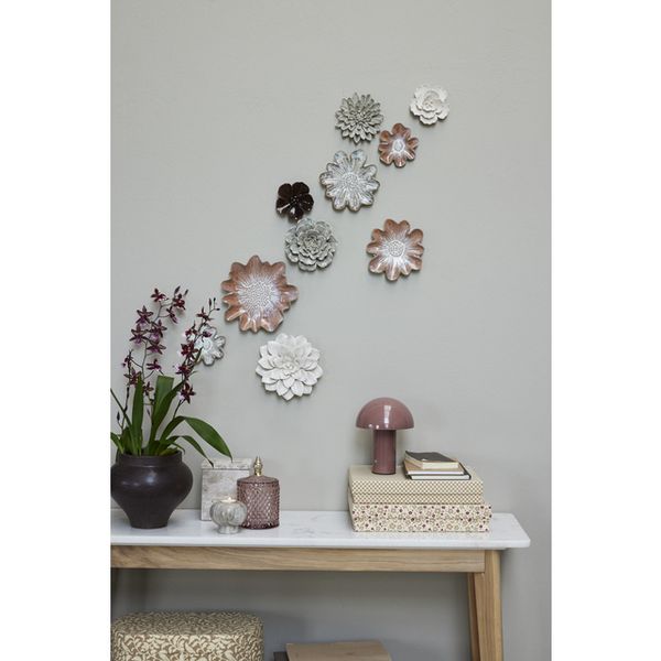 Floria veggblomst 10 cm brun