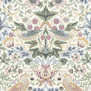 Hovedbilde Servietter Morris Strawberry Thief pastel Lunch