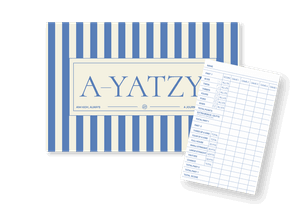 Hovedbilde A-Journal Yatzy Blue