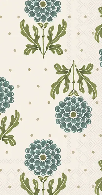 Ihr Simple Flower Blue Buffetservietter