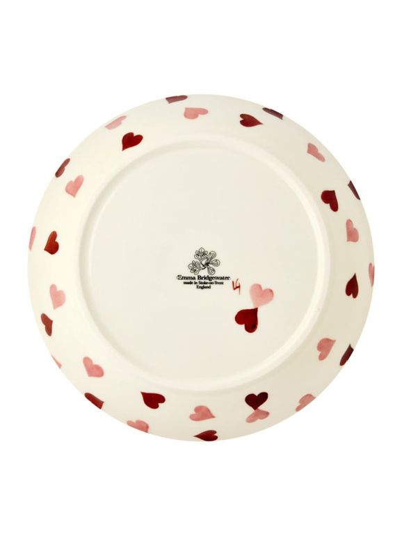 Pastatallerken Pink Hearts