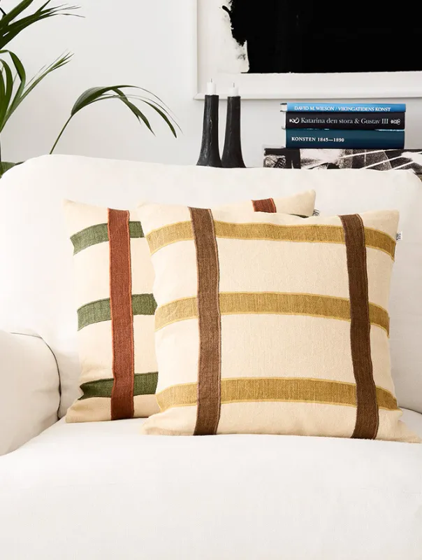Chhatwal & Jonsson Kiran Spicy Yellow/Taupe putetrekk