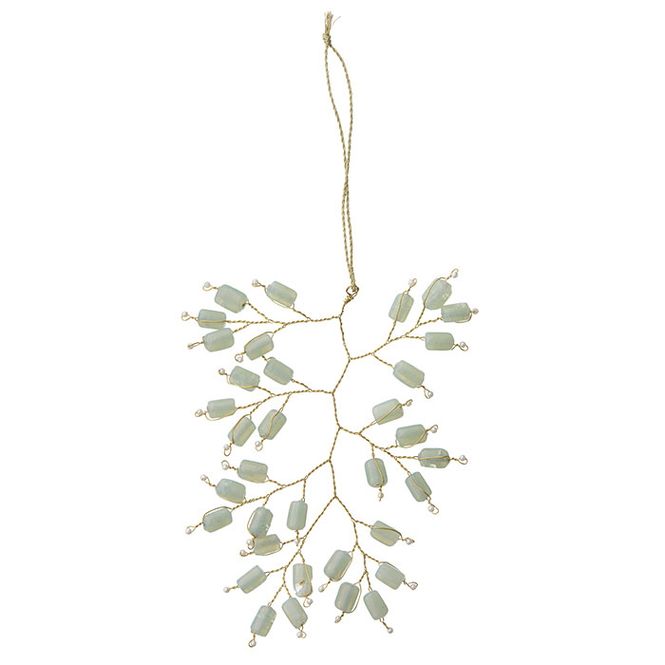 Hovedbilde Juletrepynt Zira gren jade 12cm