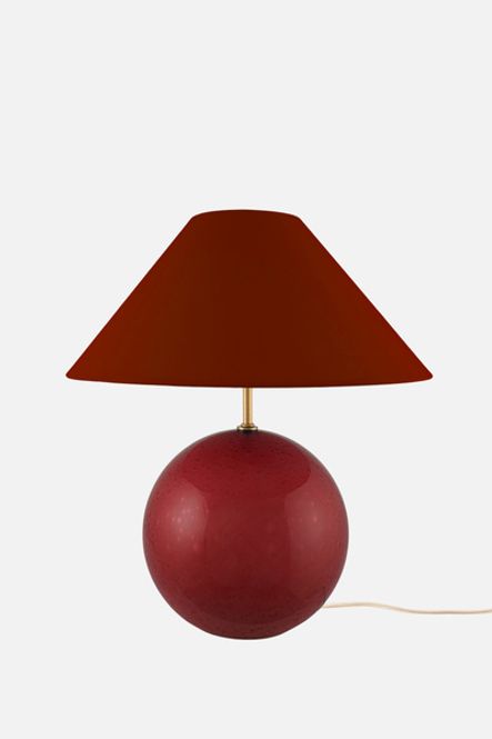 Hovedbilde Globen Lighting Bordlampe Iris 35 Burgundy