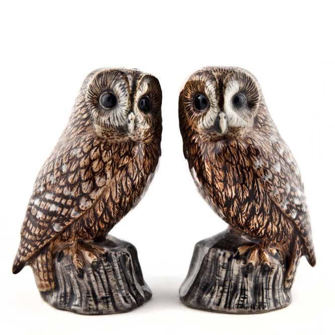 Hovedbilde Quail Tawny Owl salt og pepper-sett