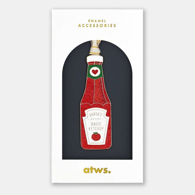 Hovedbilde ATWTS Juletrepynt Santa´s Ketchup