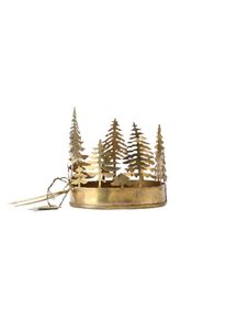 Hovedbilde Walther & Co Telysholder Christmas tree messing