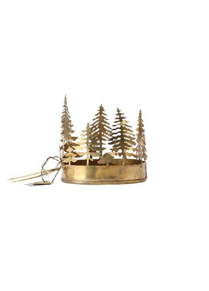 Walther & Co Telysholder Christmas tree messing