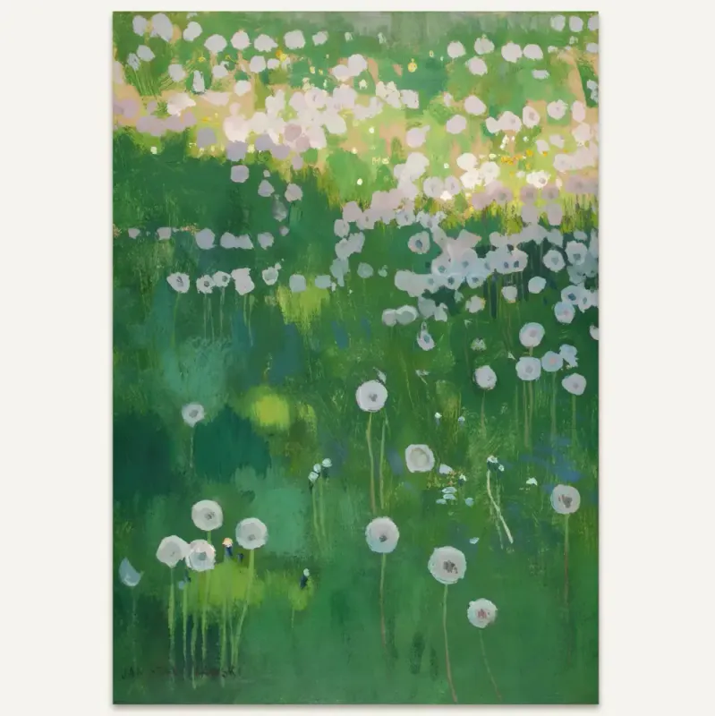 Dandelion Meadow Landscape Trykk 30x40 
