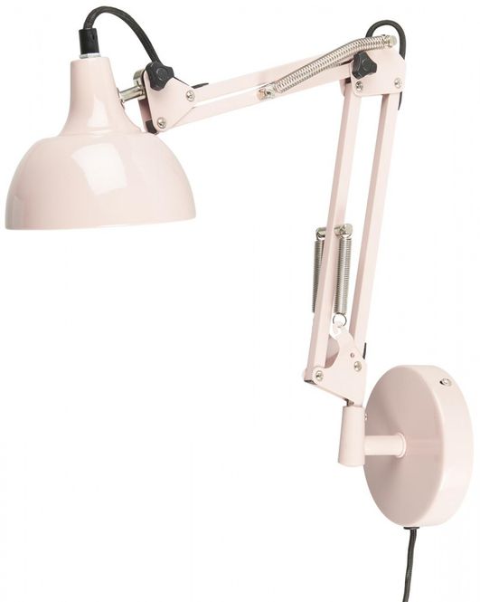 Hovedbilde Ib Laursen vegglampe lys rosa