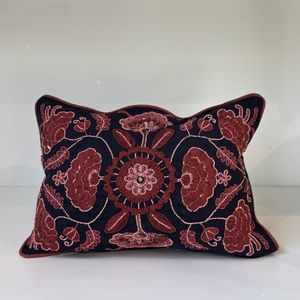 Hovedbilde Jaipur putetrekk midnatt/terrakotta 30x50