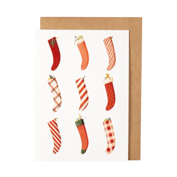 Laura Stoddart Christmas Stockings kort