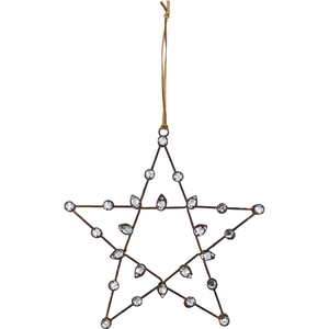 Hovedbilde Stjerne Connect antikk kobber 17cm