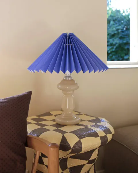 Petro 1 lampefot beige opal