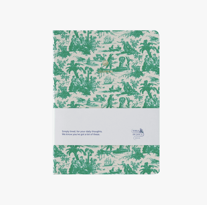 Hovedbilde Notebook Toile de Jouy Green