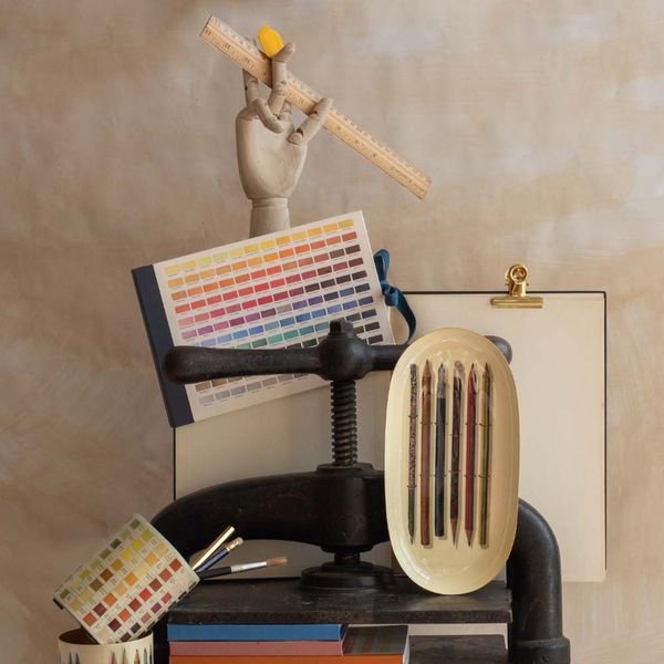 Roomytown Vintage Pencils emaljefat ovalt