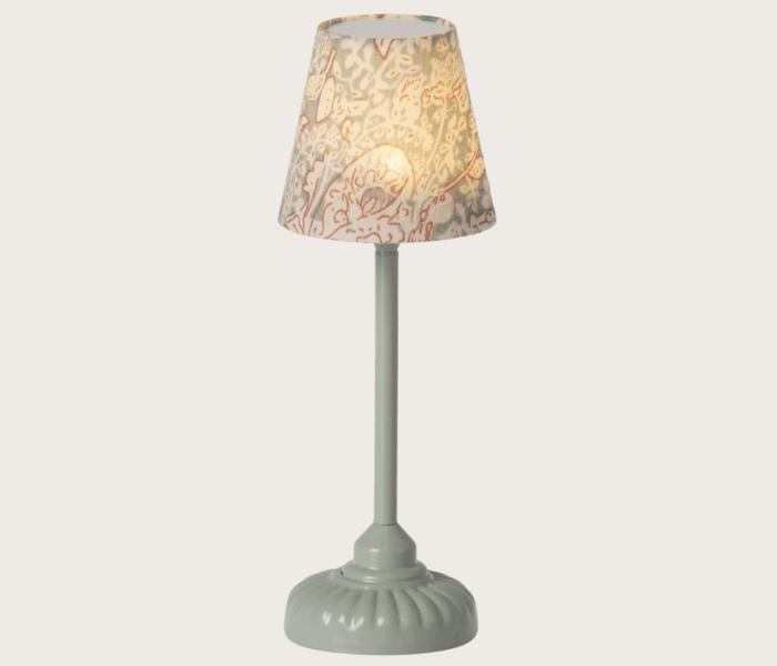 Maileg Vintage floor lamp Mouse - Mint