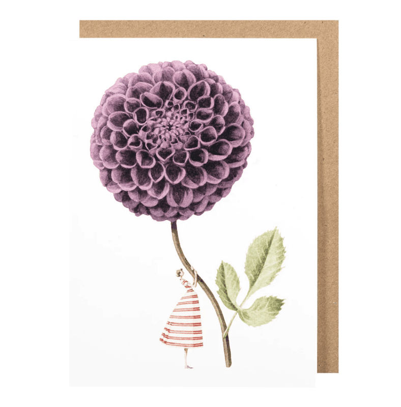 Laura Stoddart Dahlia purple kort
