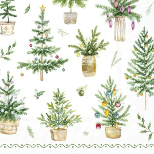 Hovedbilde Ihr servietter Festive Holidays Green