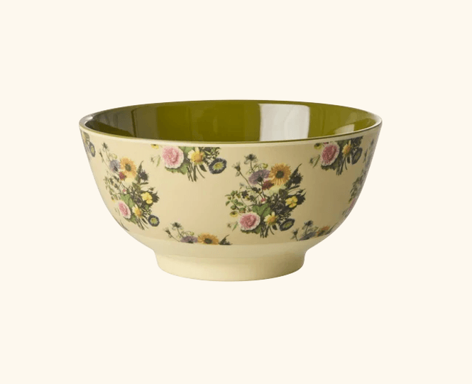 Hovedbilde Rice Melaminskål Retro Bouquet Medium