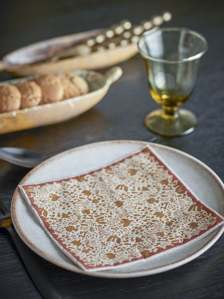 Anniversary yellow servietter