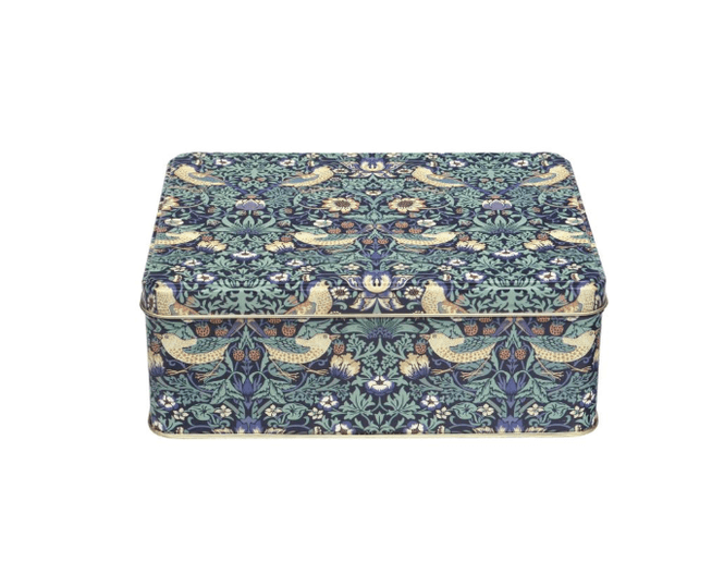Hovedbilde William Morris Strawberry Thief boks flat