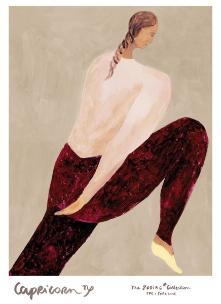 TPC Sofia Lind, Capricorn/Steinbukken 30x40 cm