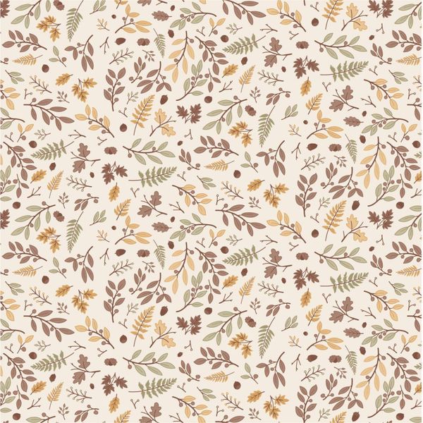 Ib Laursen middagsserviett H&oslash;stblader