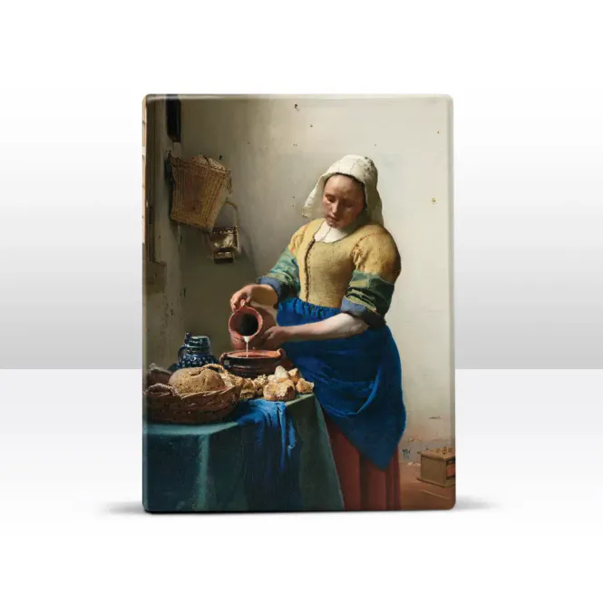 Hovedbilde Laqueprint Milkmaid - Johannes Vermeer
