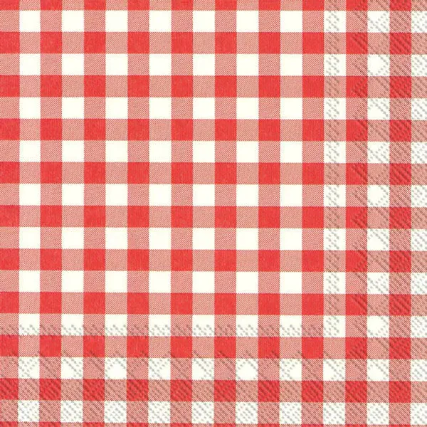 Ihr servietter Taverna mørk rød