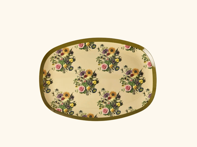 Hovedbilde Rice Melamintallerken Retro Bouquet