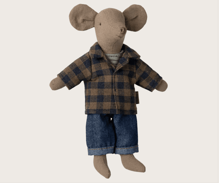 Maileg Dad mouse Light brown