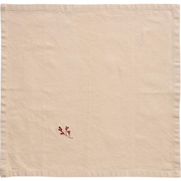 Ib Laursen Tradisjon t&oslash;yserviett r&oslash;de vinterb&aelig;r