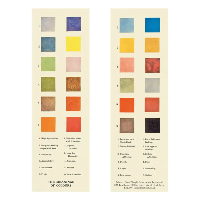 The Pattern Book Vintage Colour Graphics bokmerke 3pk