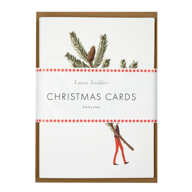 Hovedbilde Laura Stoddart Spruce & Eucalyptus 10 pk julekort