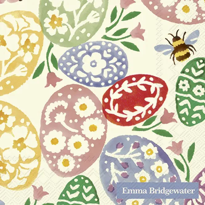 Hovedbilde Emma Bridgewater Easter Eggs kaffeservietter