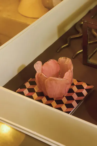 Olsson & Jensen Anita telysholder rosa